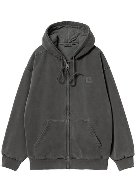 hooded vista jacket man black CARHARTT WIP | I02952489.GD